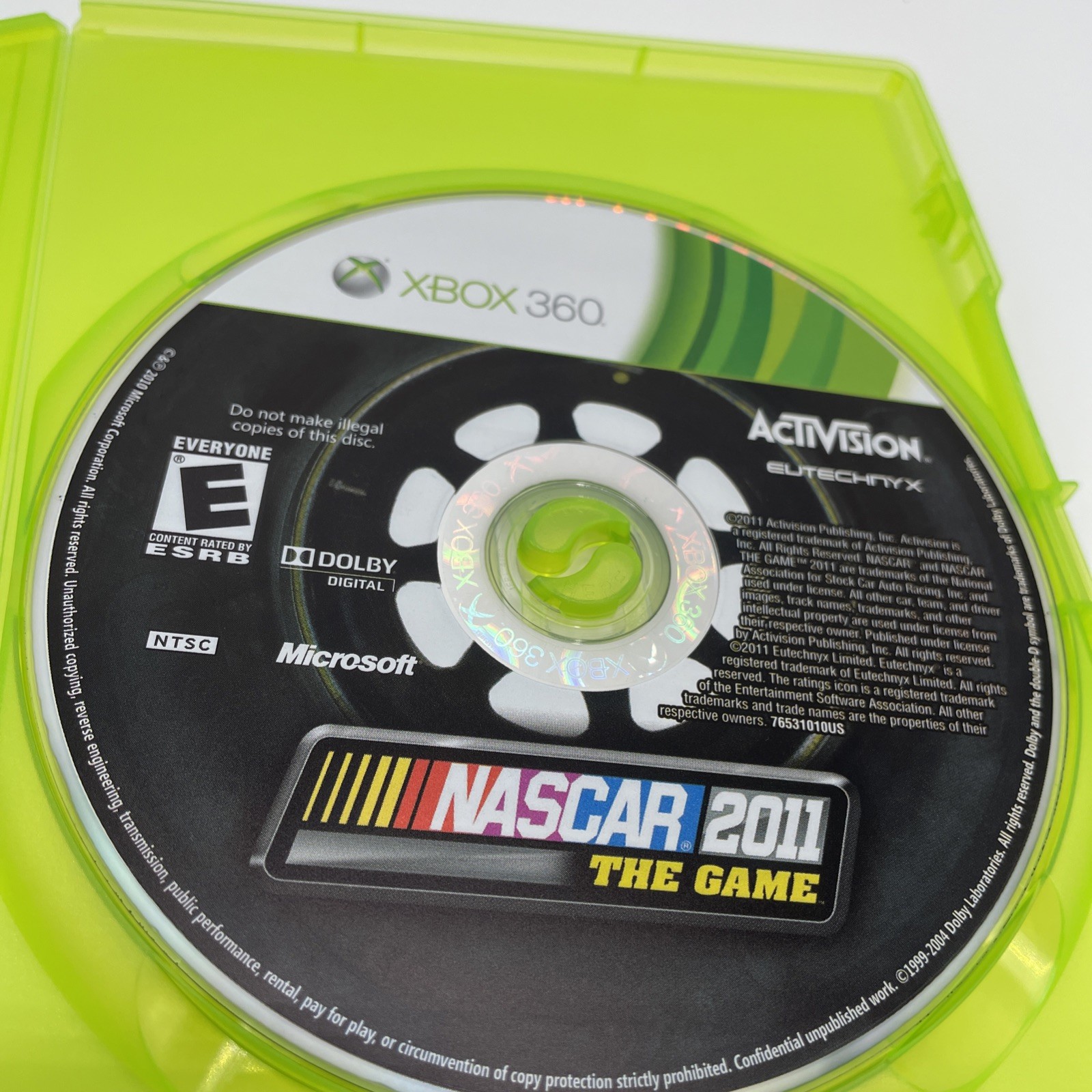 NASCAR The Game 2011 Xbox 360 Complete CIB + Insert