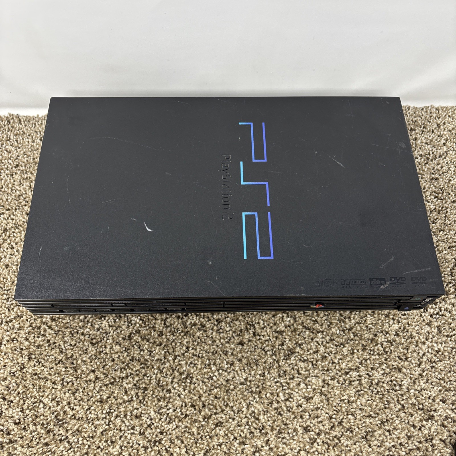 PlayStation 2 Ps2 Fat Console Bundle With OEM Controller And Cables Tested