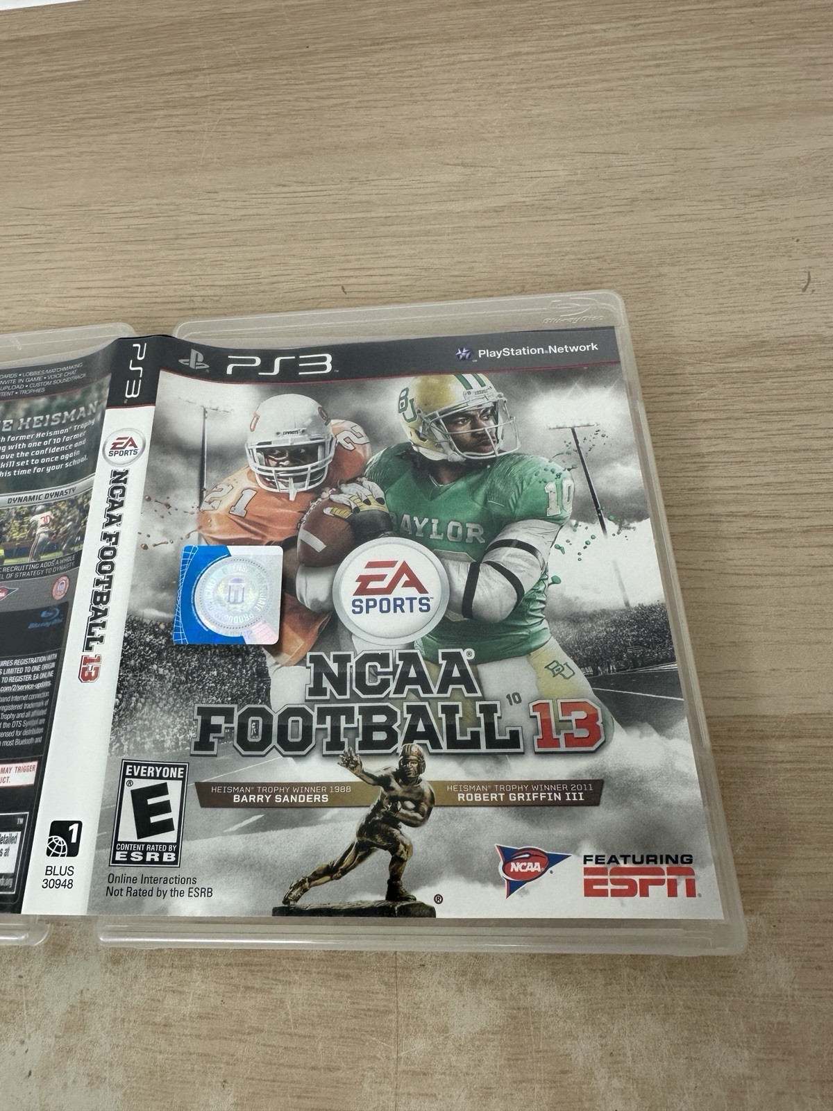 NCAA Football 13 – PlayStation 3, PS3 – CIB Complete w/ Manual & Insert – Tested