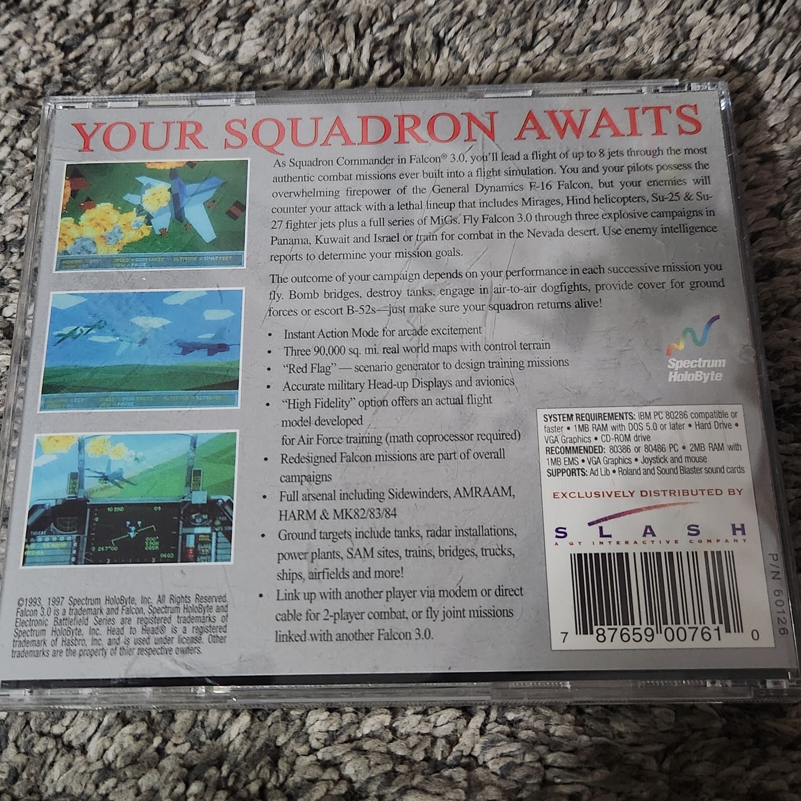 Video Game PC Falcon 3.0 Electronic Battlefield Series