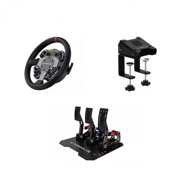 CAMMUS C12 11.8″ 300 mm Direct Drive Sim Racing Wheel for Moza & Simagic Kits