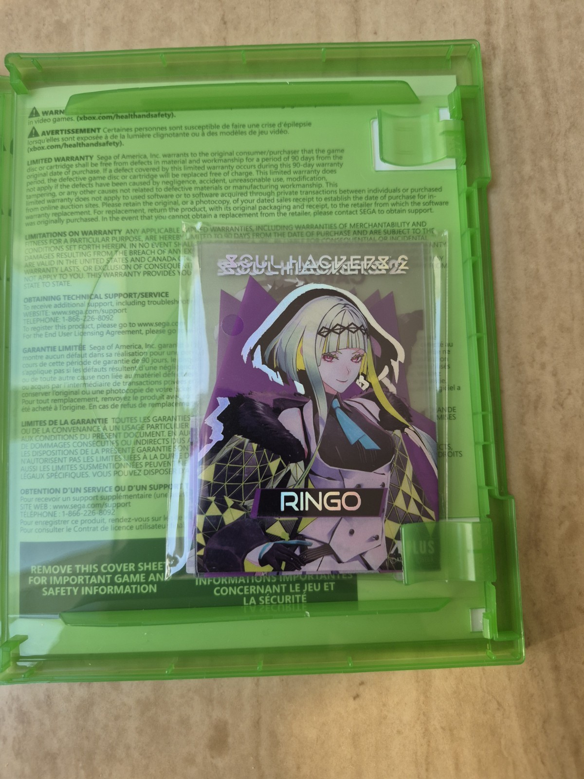 Soul Hackers 2 Launch Edition Xbox One Xbox Series X Complete CIB