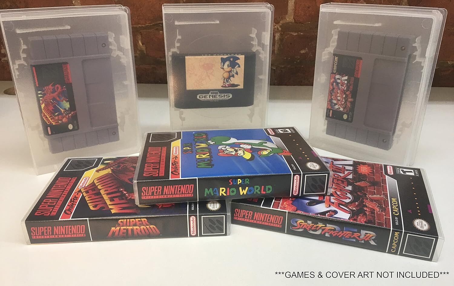 Universal Video Game Case Box For Disc Cartridge Cart N64 SNES EA Sega Genesis