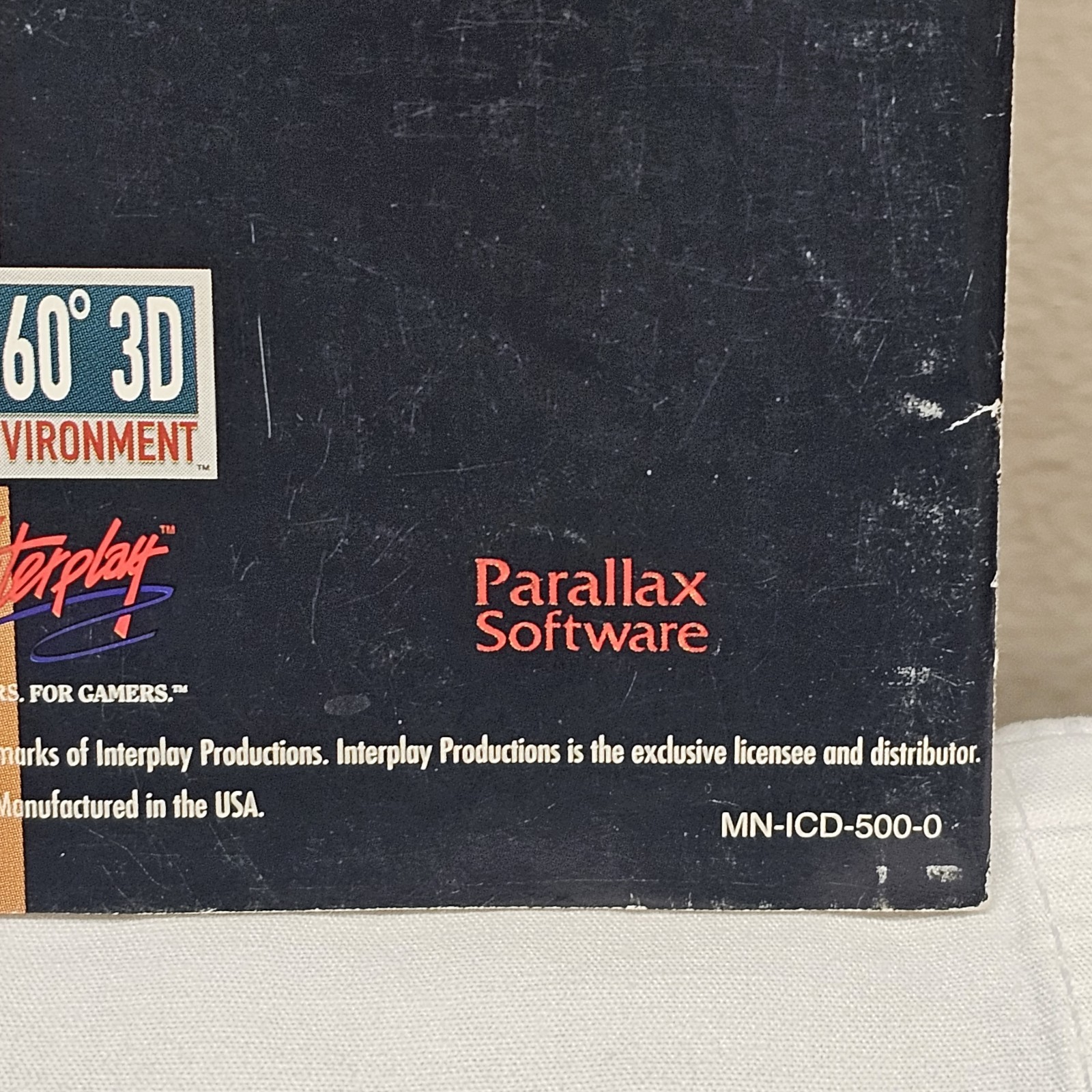 Descent PC DOS CD-ROM Game 1997 Interplay Parallax w Manual Untested