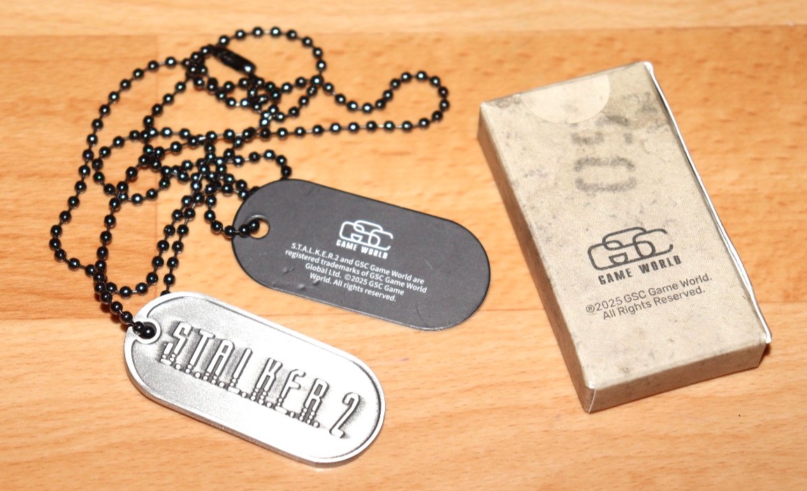 S.T.A.L.K.E.R. 2 Heart of Chornobyl Stalker Rare Promo Collectibles Necklace