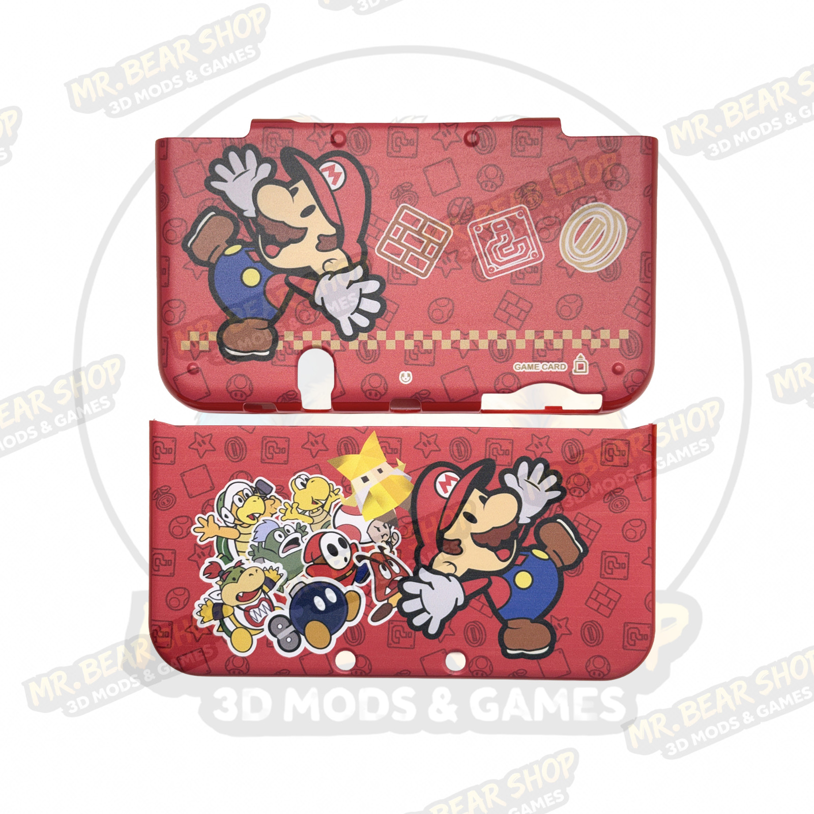 NEW Nintendo 3DS XL/LL Hard Protective Snap-on Cover Case – FREE STYLUS – USA
