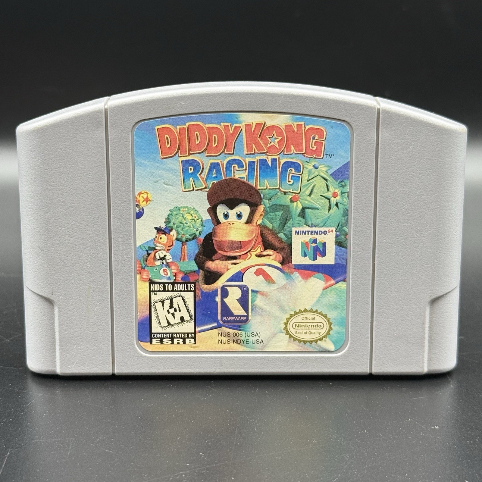 Authentic 1997 Diddy Kong Racing Nintendo 64 N64 Game Cartridge Tested Working