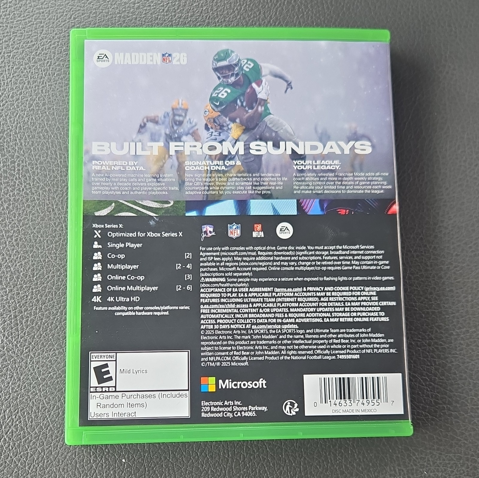 EA Sports Madden NFL 26 Xbox Series X | Online Multiplayer Co-op Single Player