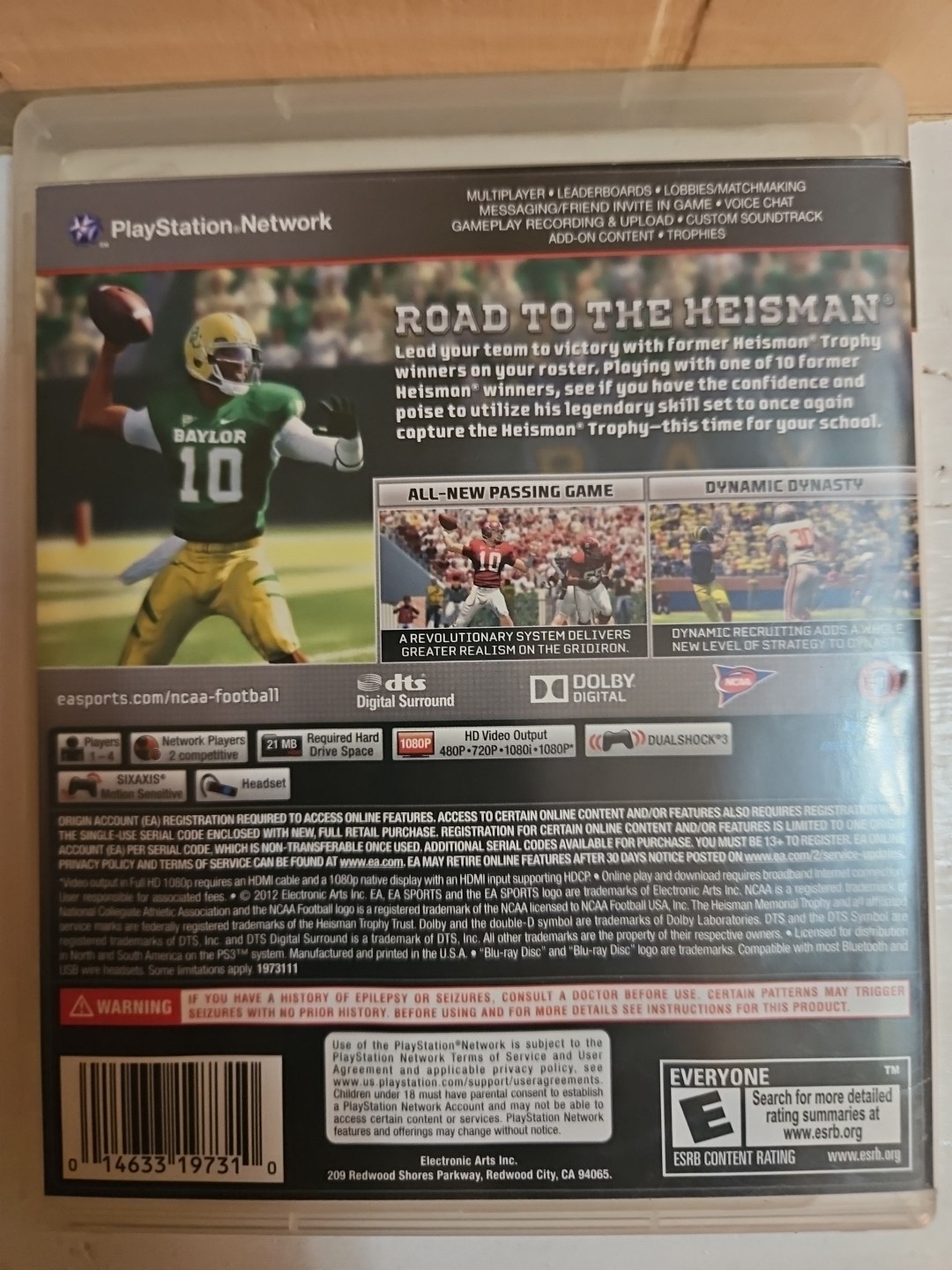 NCAA Football 13 – Sony PlayStation 3