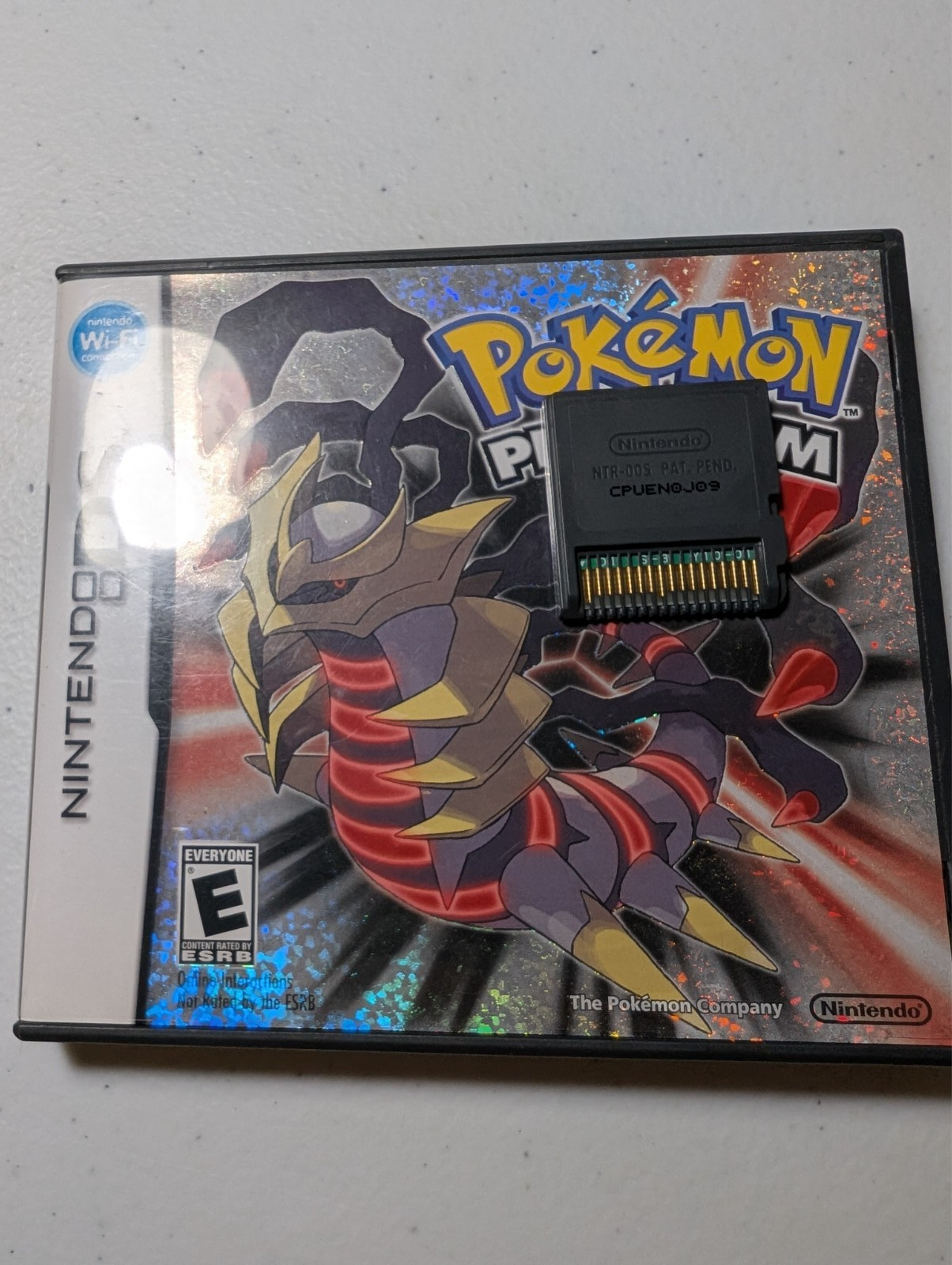 Pokémon Platinum Version (Nintendo DS, 2009) Authentic Complete Game Case Manual