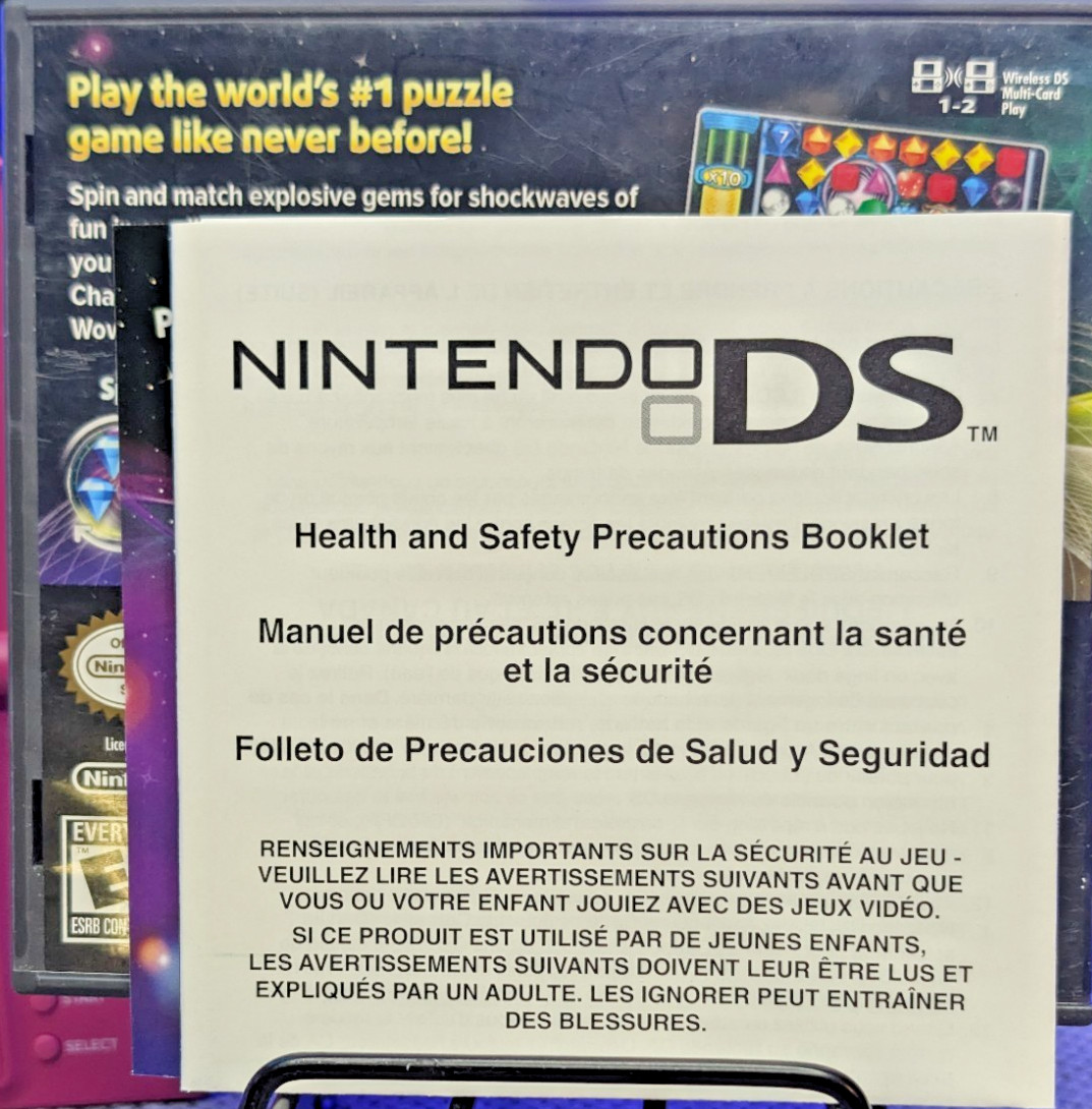 Bejeweled Twist (Nintendo DS, 2010) Complete With Manuals CIB