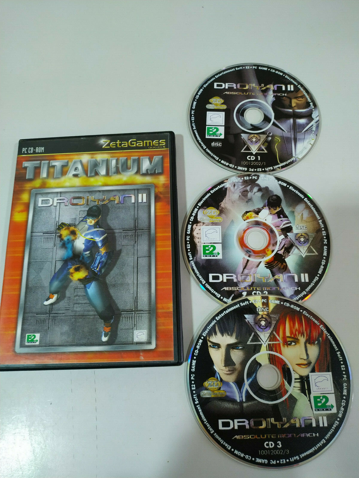 Droiyan II Titanium – PC Game 3 X CD-ROM Spain Edition