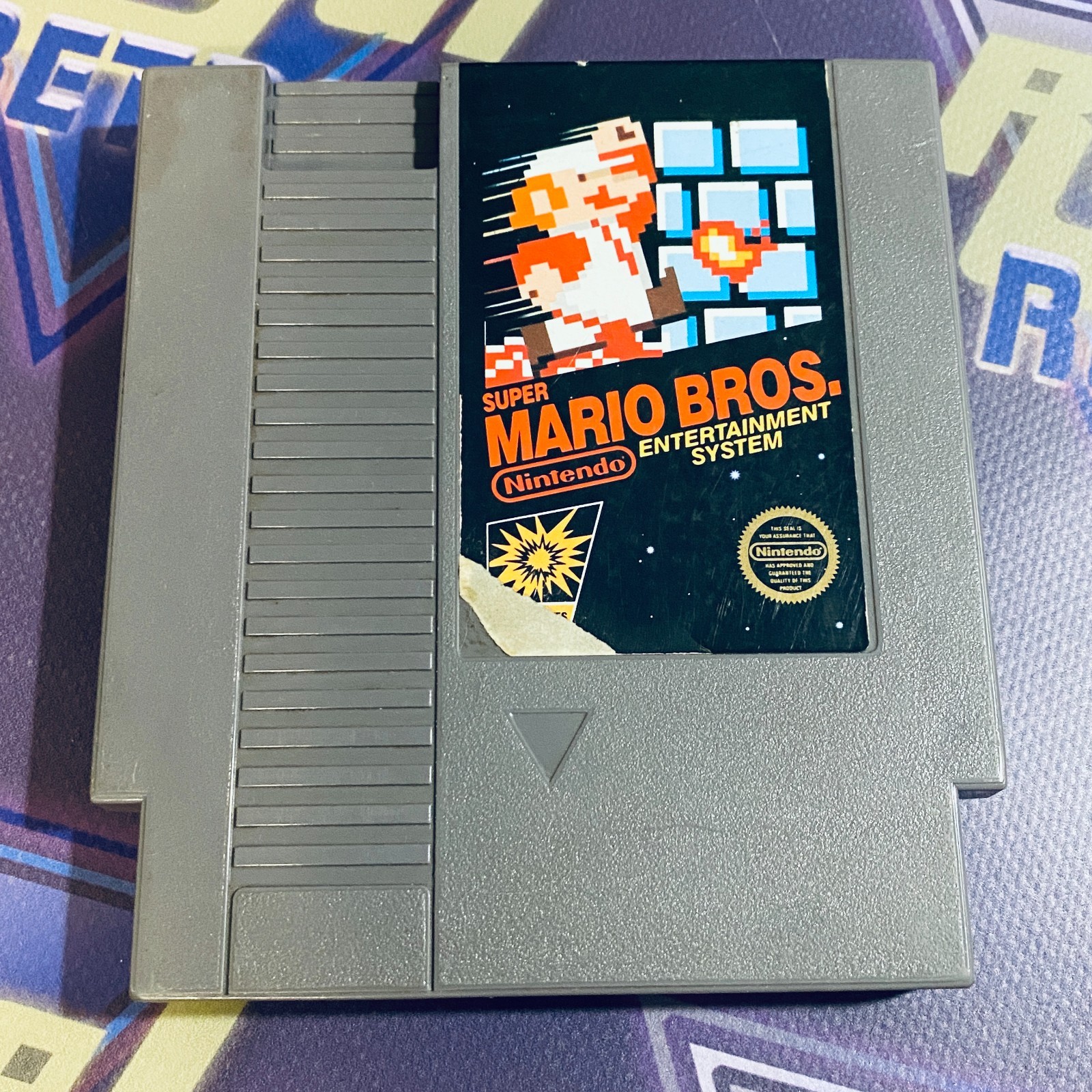 Super Mario Bros (Nintendo NES, 1985) CIB Complete In Box Oval NES 5-Screw REV-A