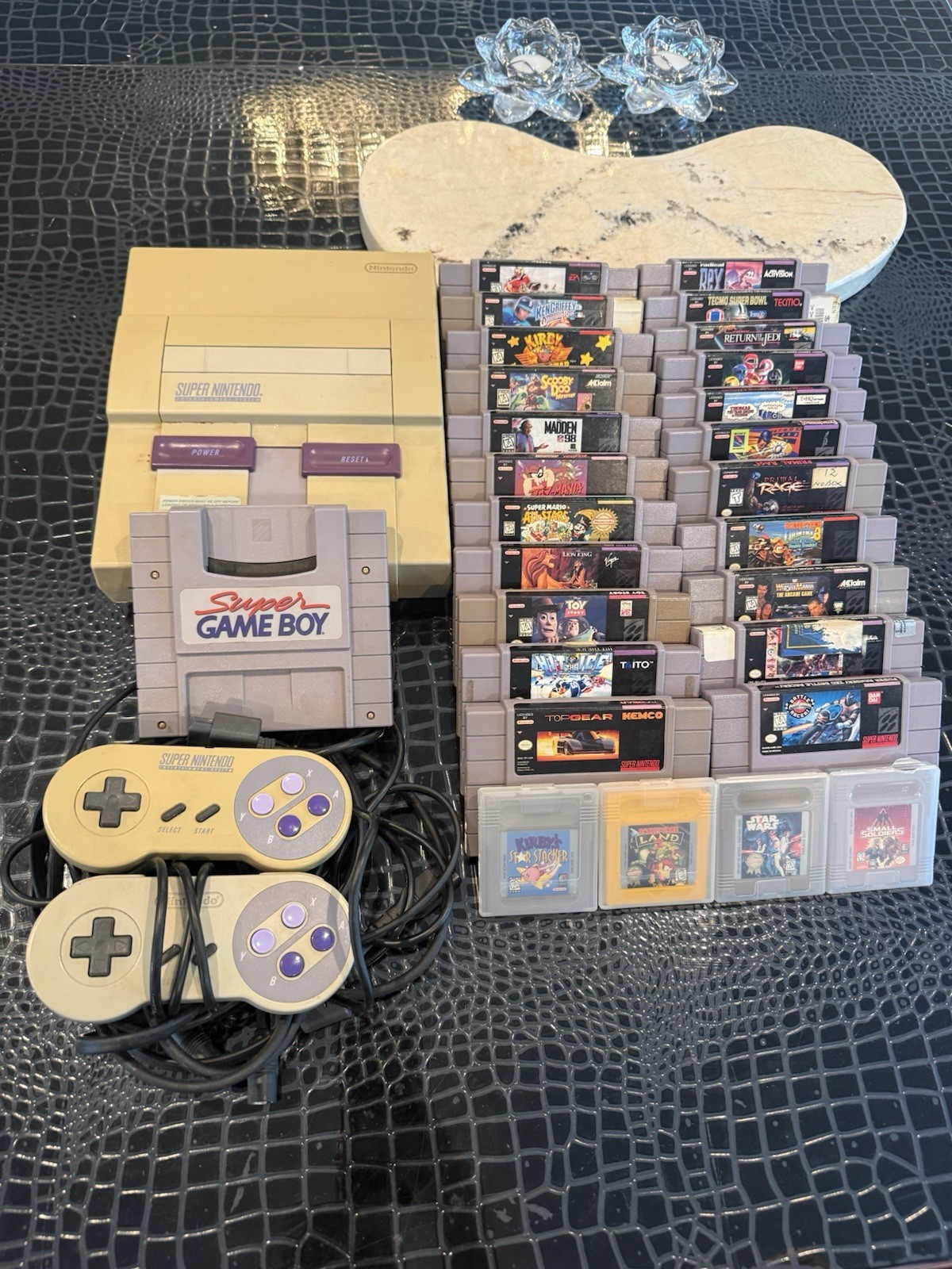 Original Super Nintendo Entertainment System (SNES 1 )- Console bundle