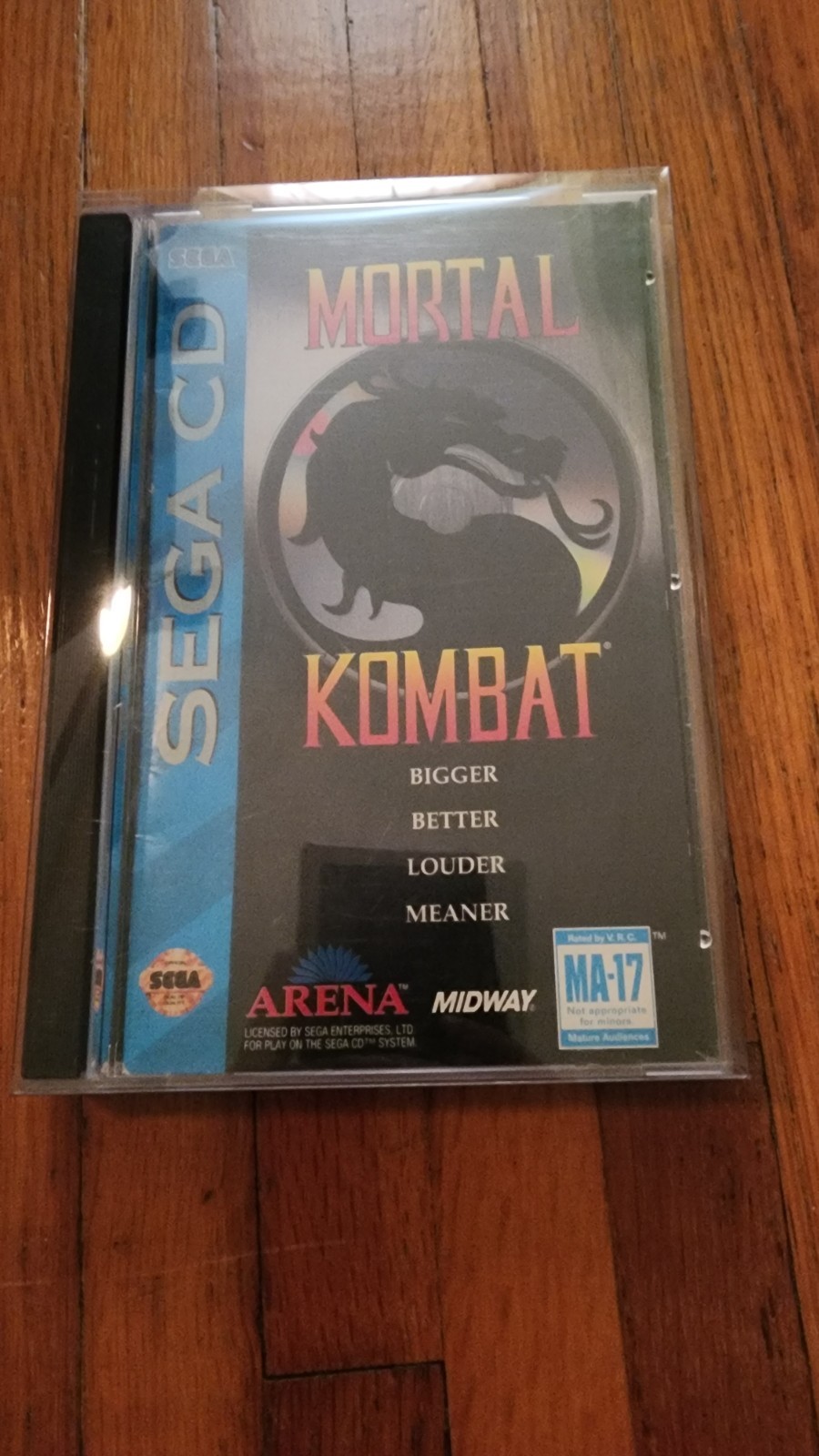 Mortal Kombat (Sega CD, 1993) CIB Complete in Box w Manual