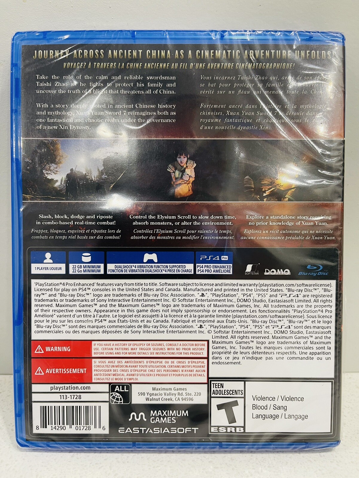 Xuan Yuan Sword 7 – Sony PlayStation 4 New Sealed