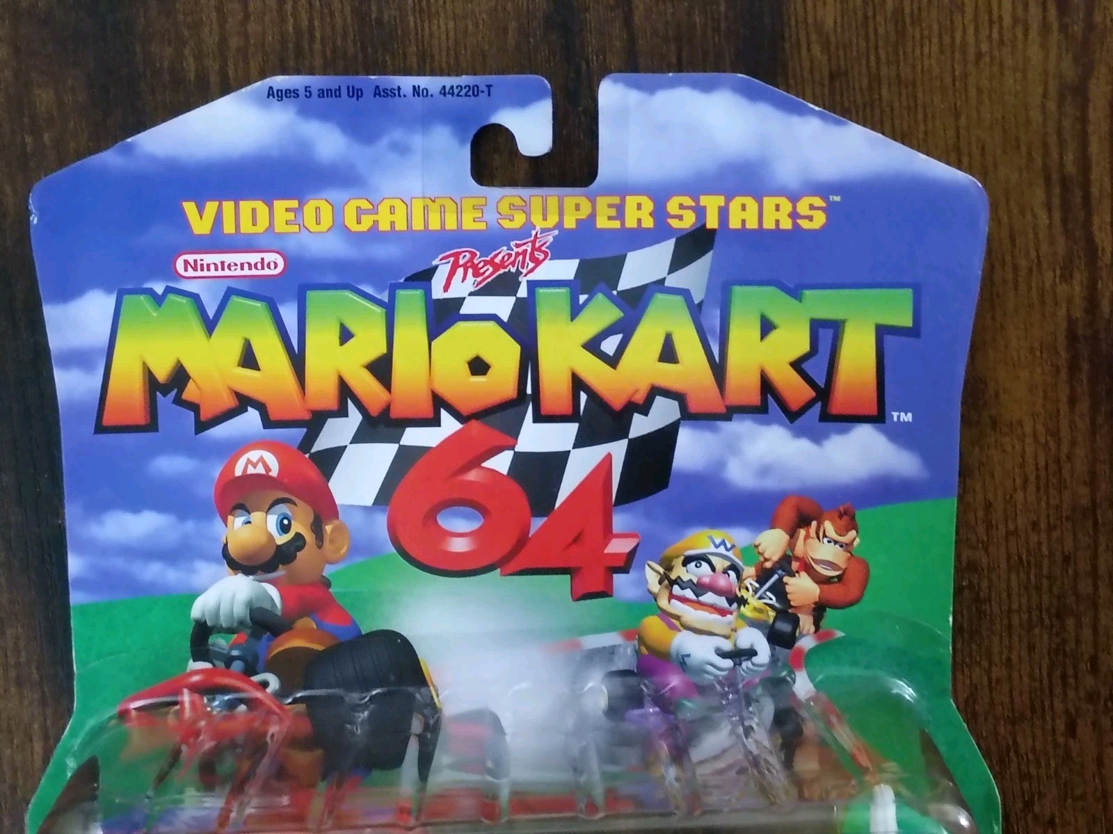*SEALED* 1999 TOYBIZ SUPER MARIO KART 64 Mario Figure #44221 ~ RARE