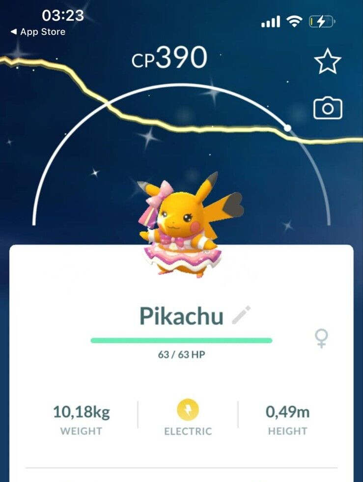 Pokémon Shiny Pikachu PopStar Costume Pop Star – P T C – Read Description
