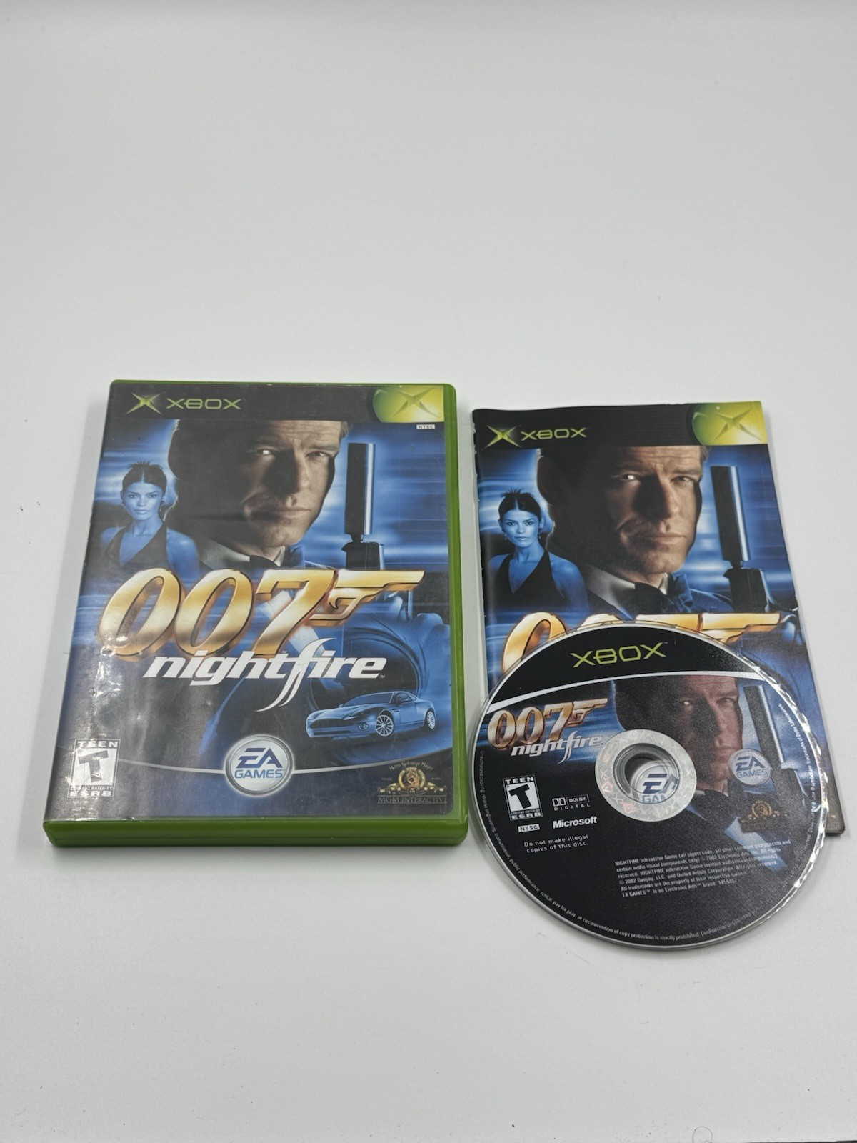 007: NightFire (Microsoft Xbox, 2002). Complete. Tested Read