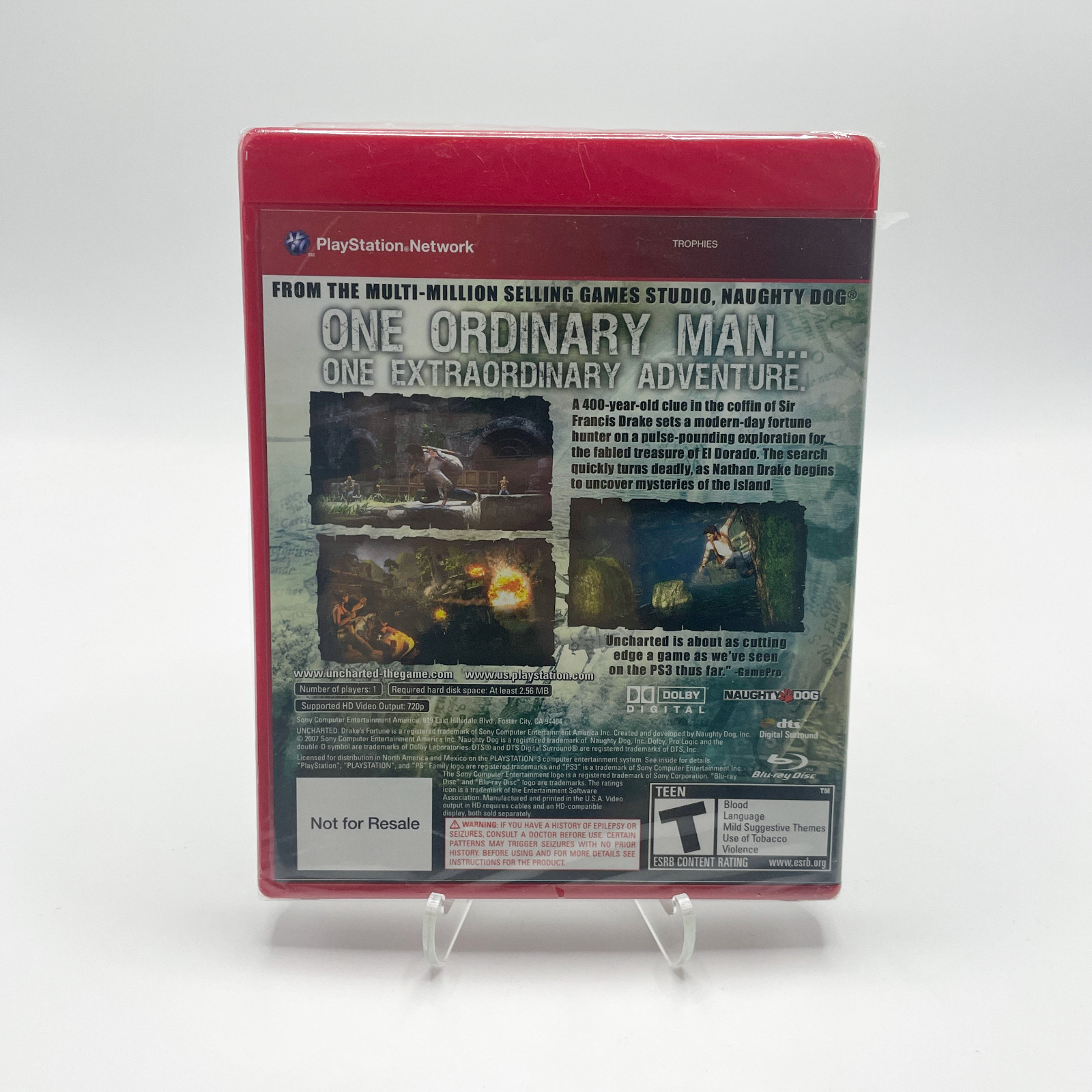 Uncharted: Drake’s Fortune PS3 Brand New Sealed (Torn)