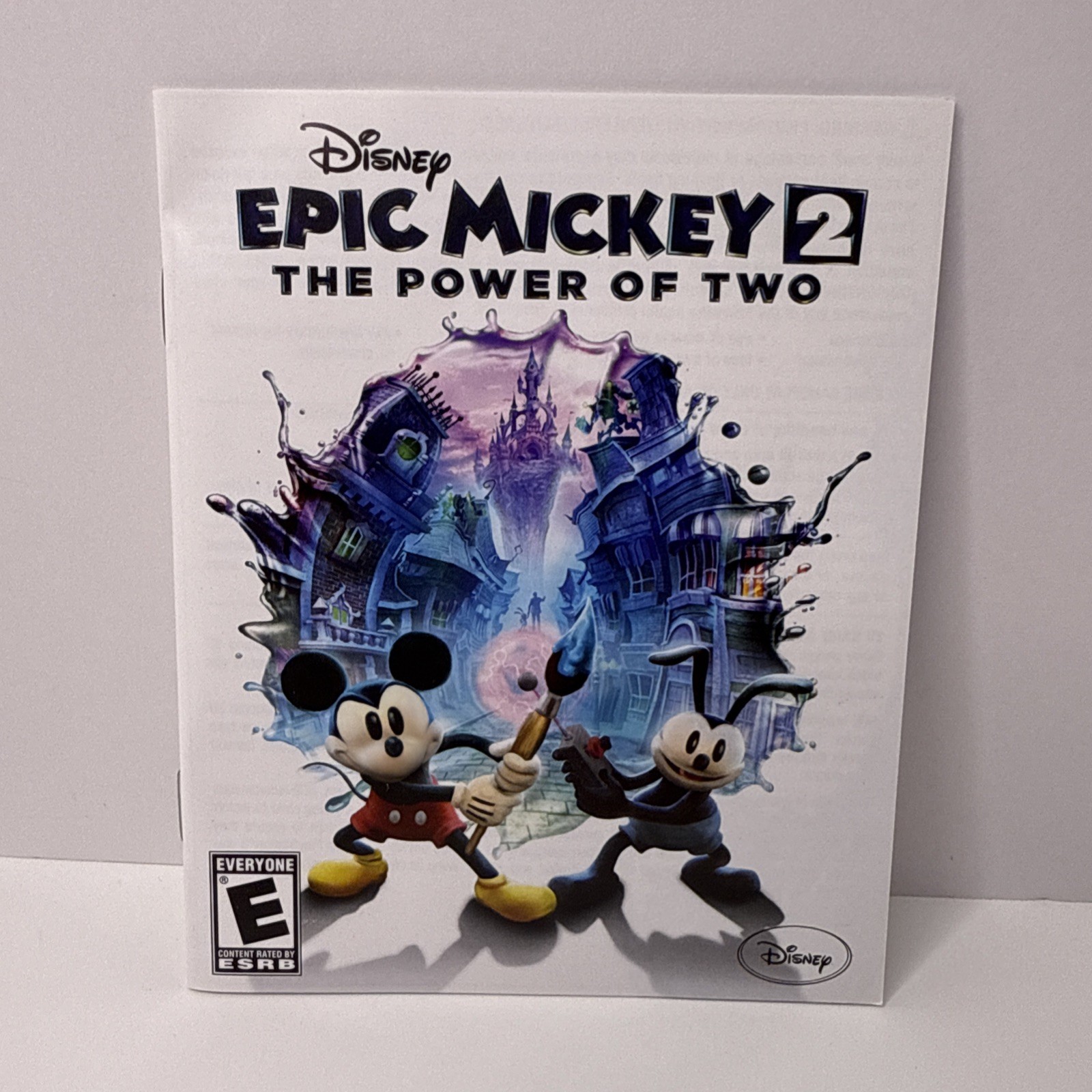 Epic Mickey 2: The Power of Two (SONY Playstation 3, PS3 2012) CIB w/ Manual
