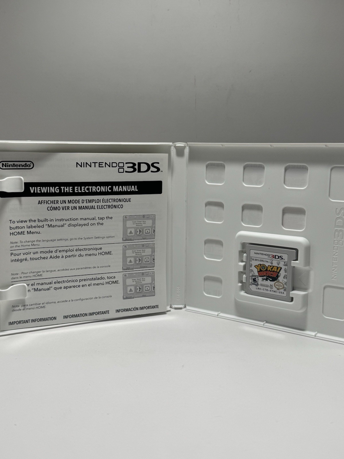 Yo-Kai Watch English Edition Nintendo 3DS 2015 Tested and Working