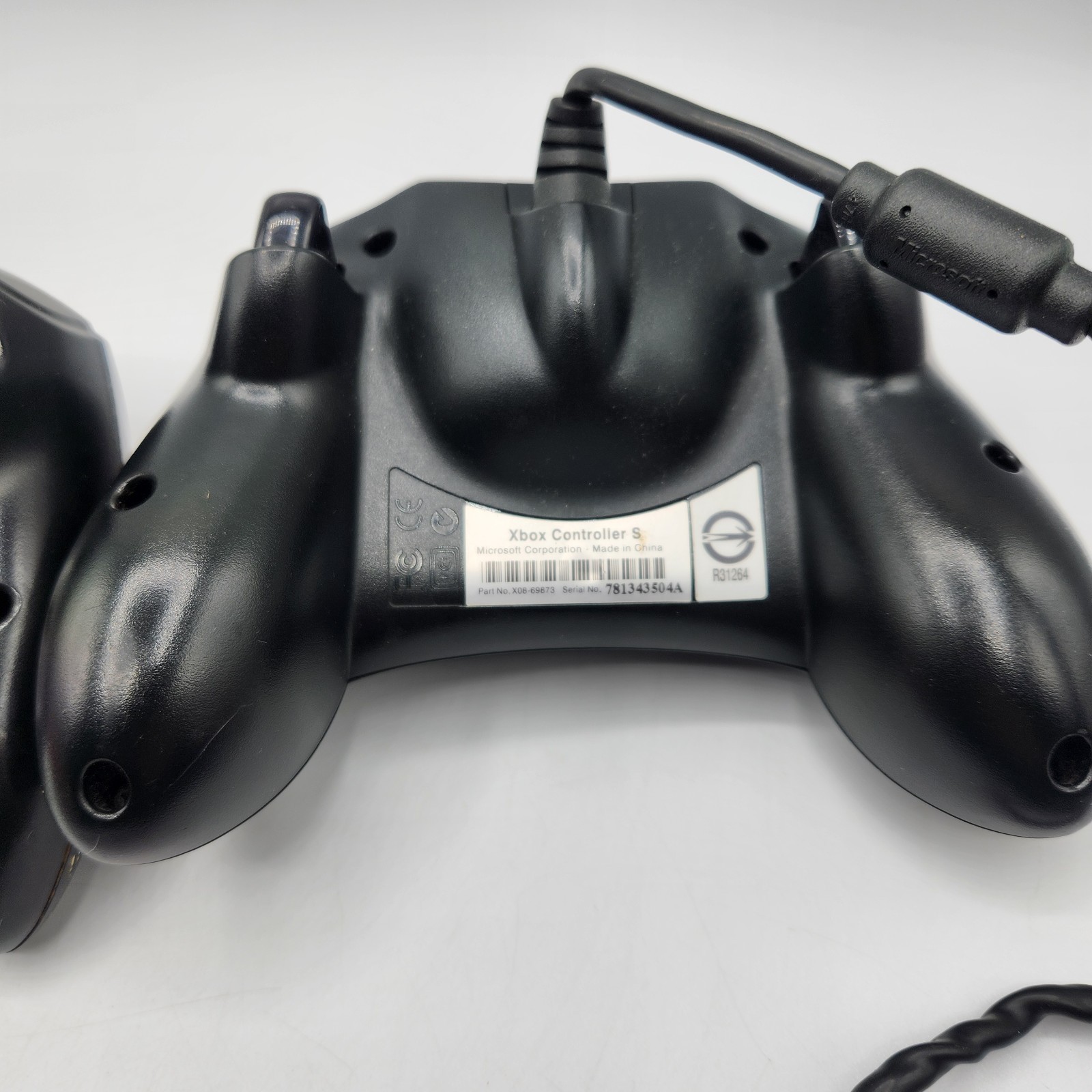 2 Original Xbox OEM S Type Black Controllers