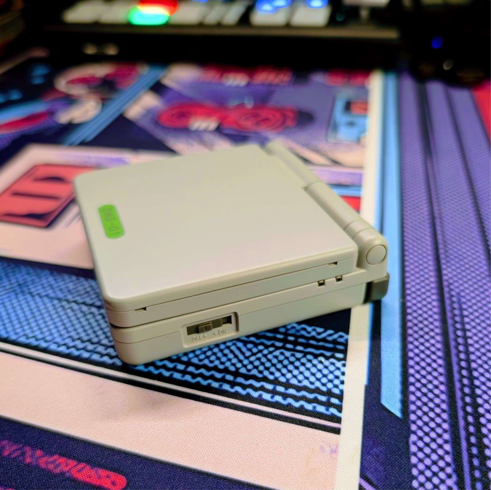 Nintendo Game Boy Advance SP IPS Backlit Screen New Shell Battery DMG Style