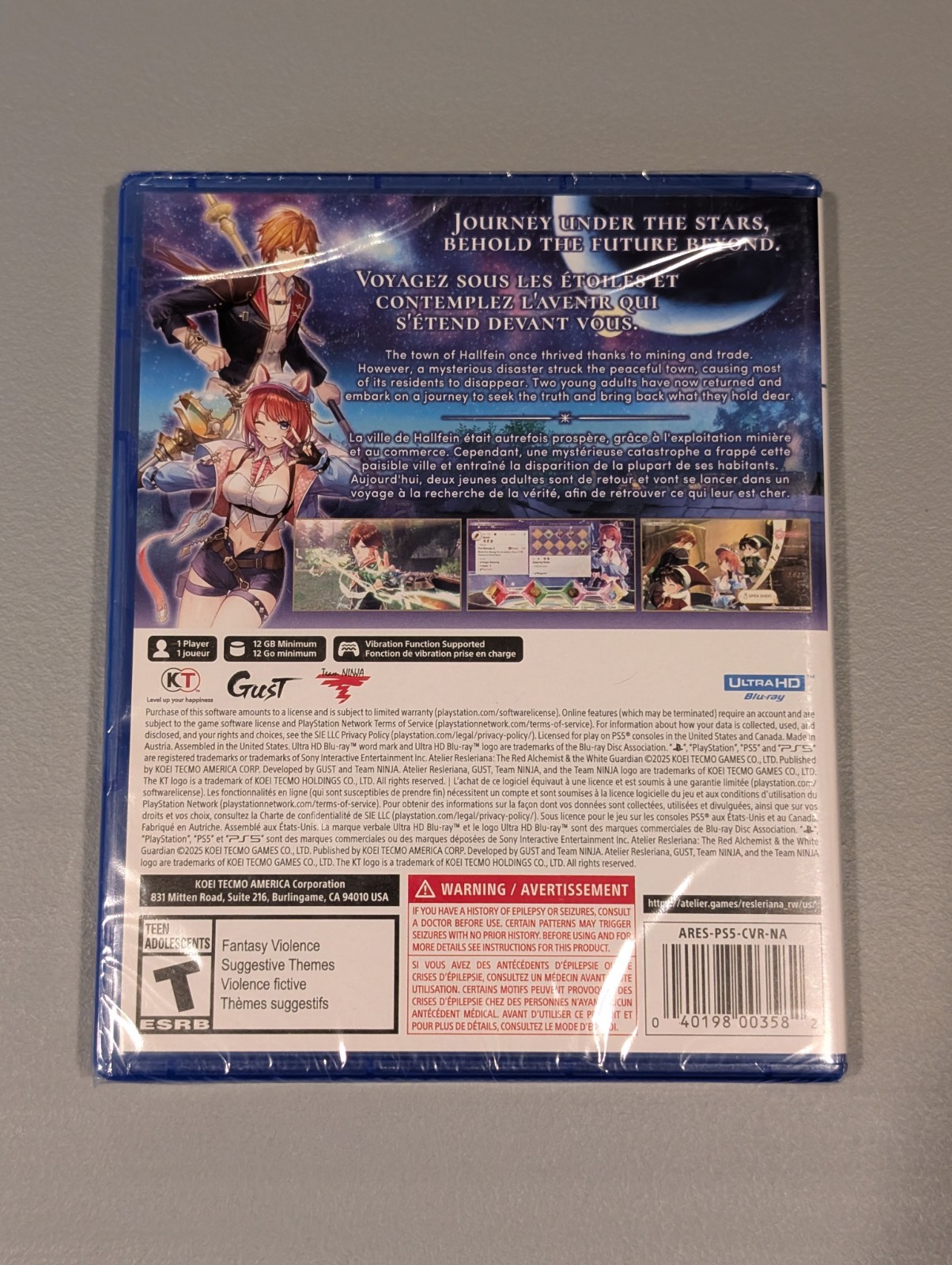 Atelier Resleriana: The Red Alchemist & The White Guardian – PlayStation 5 PS5