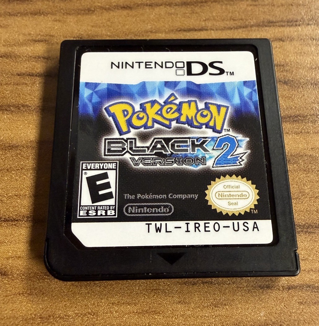 Pokémon Pokemon Black Version & 2 (Nintendo DS, 2012) Authentic Cart Only Tested