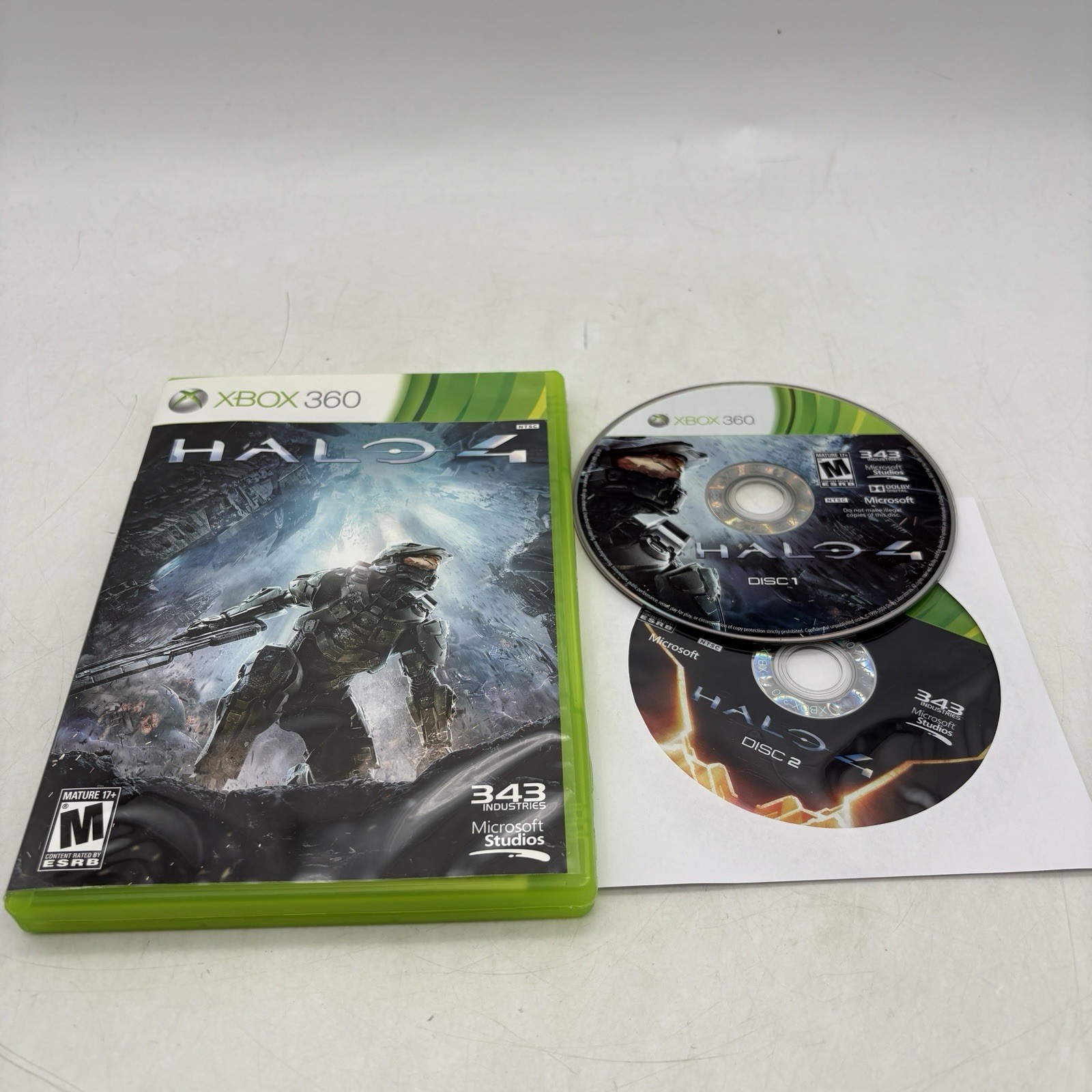 Halo 4 Xbox 360 Complete w/ Manual Tested