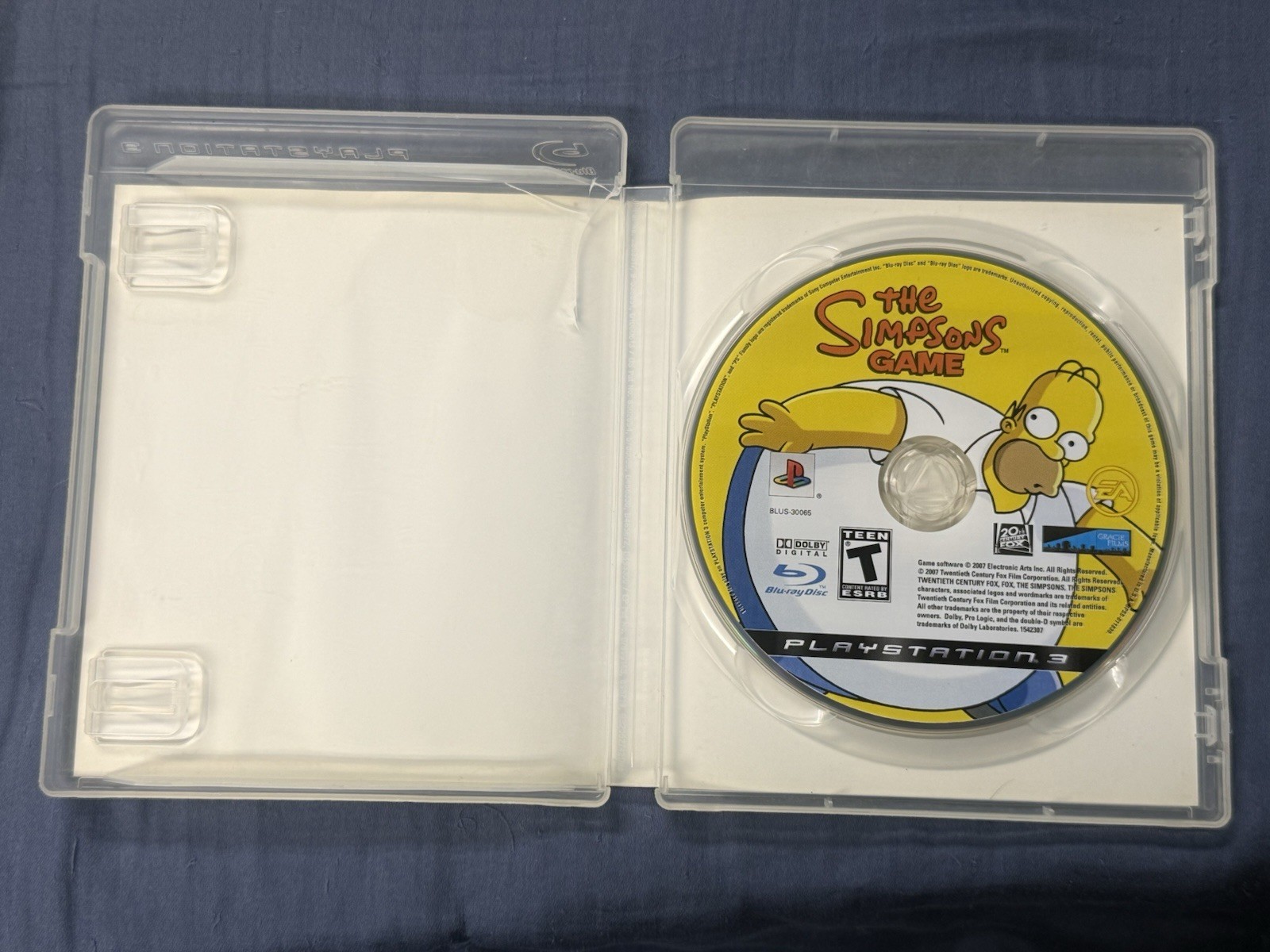 The Simpsons Game (Sony PlayStation 3, 2007) Missing Manual