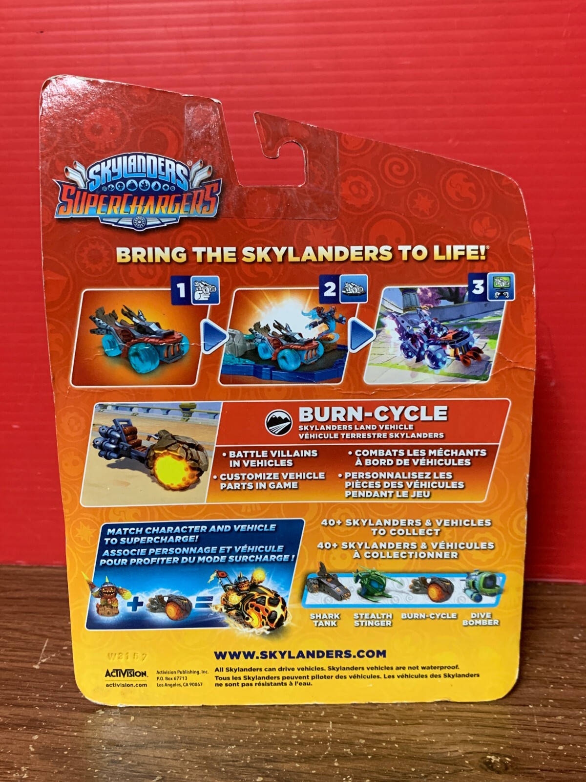 2015 Activision Skylanders SuperChargers Burn-Cycle NOS