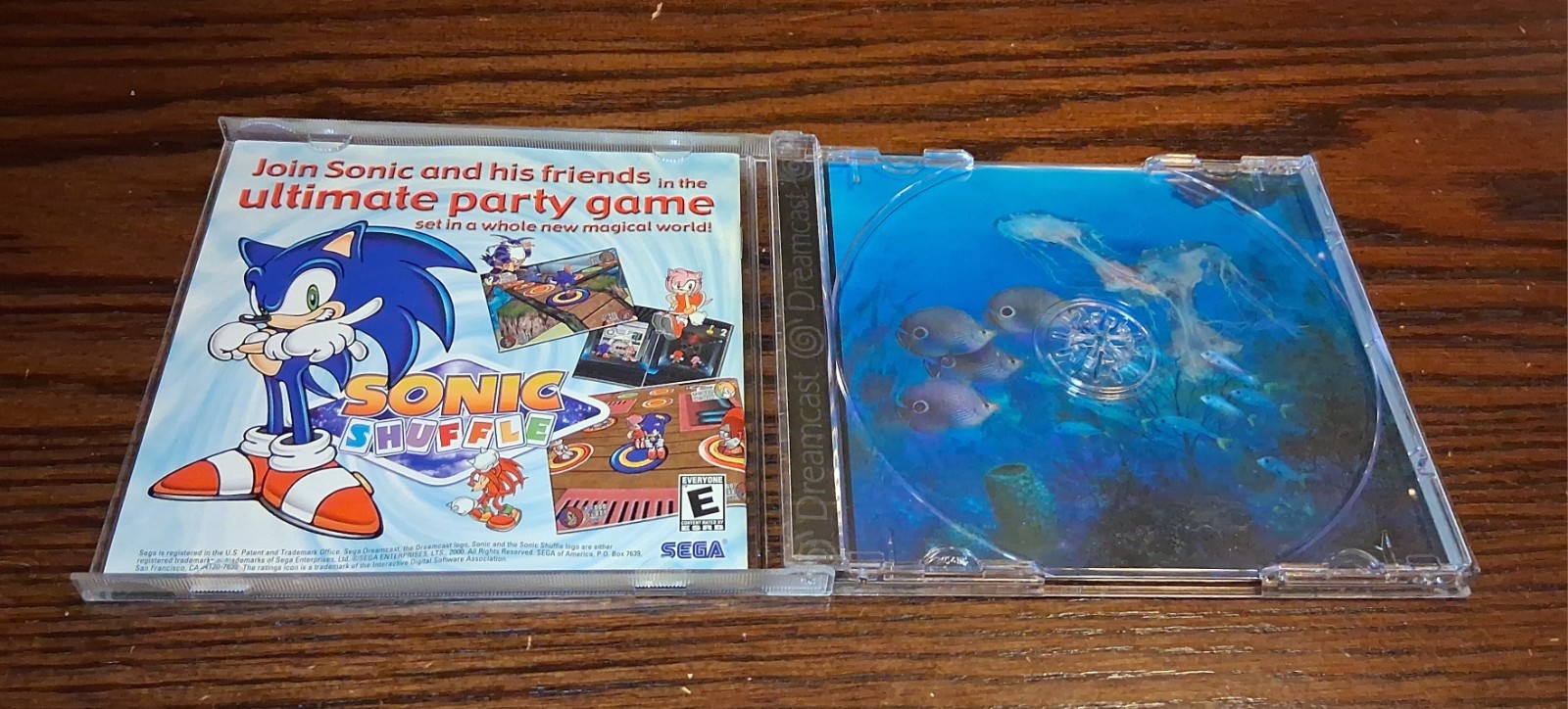 EMPTY Ecco the Dolphin Dreamcast Case/Manual Only NO DISC See Pics/Description