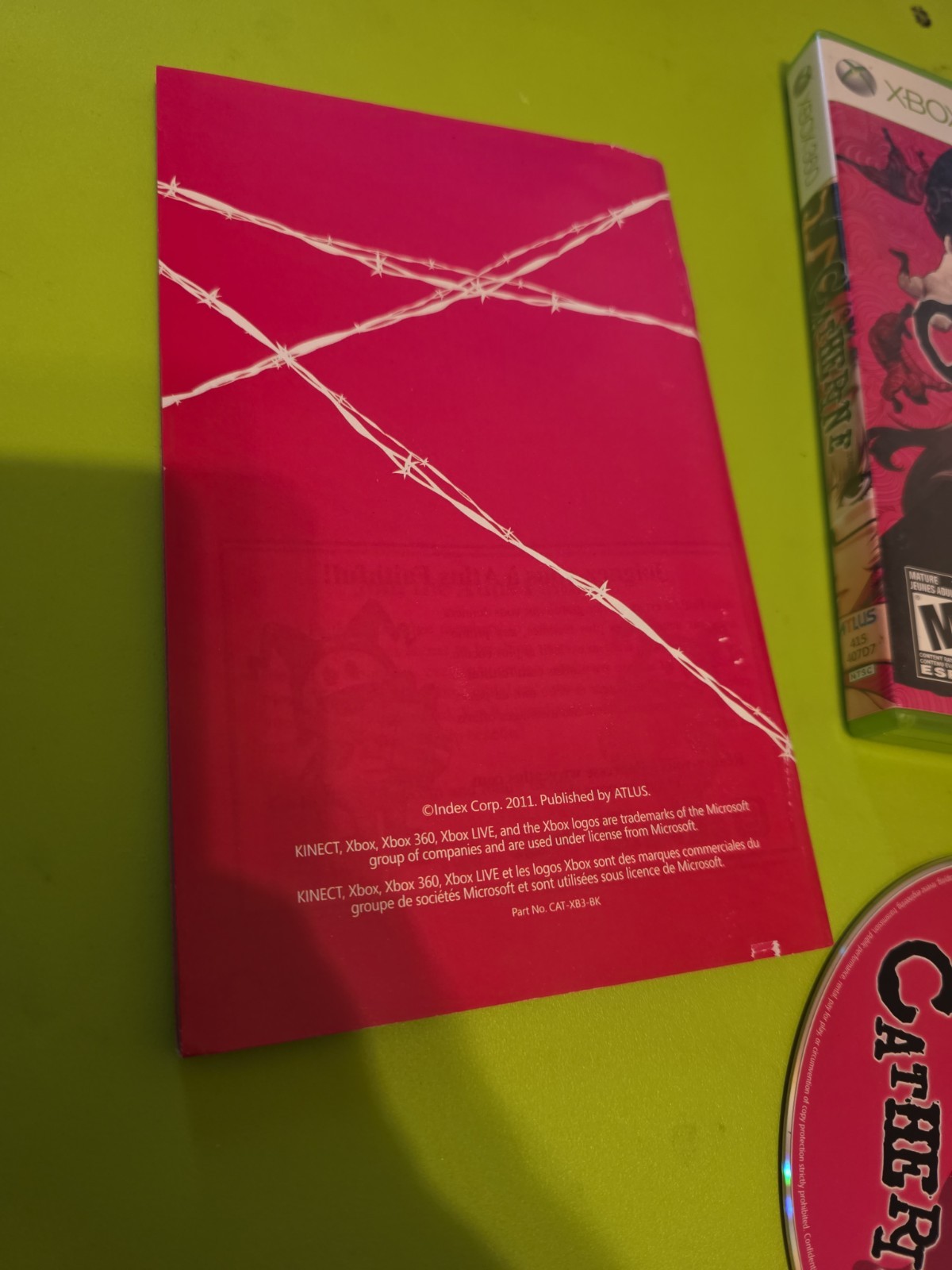 Catherine Microsoft Xbox 360 Authentic Free Fast Shipping