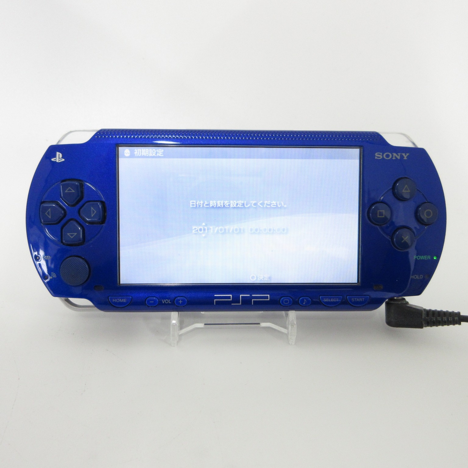 【Good】Sony PSP-1000 Metallic blue Console Only No Battery Japanese Ver. #RET0318