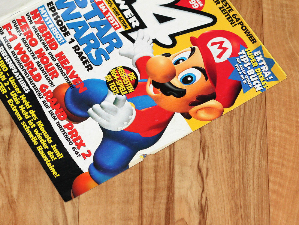 1999 Nintendo 64 Magazine Mario Golf Kart 64 Hybrid Heaven Road Rash Rayman 2
