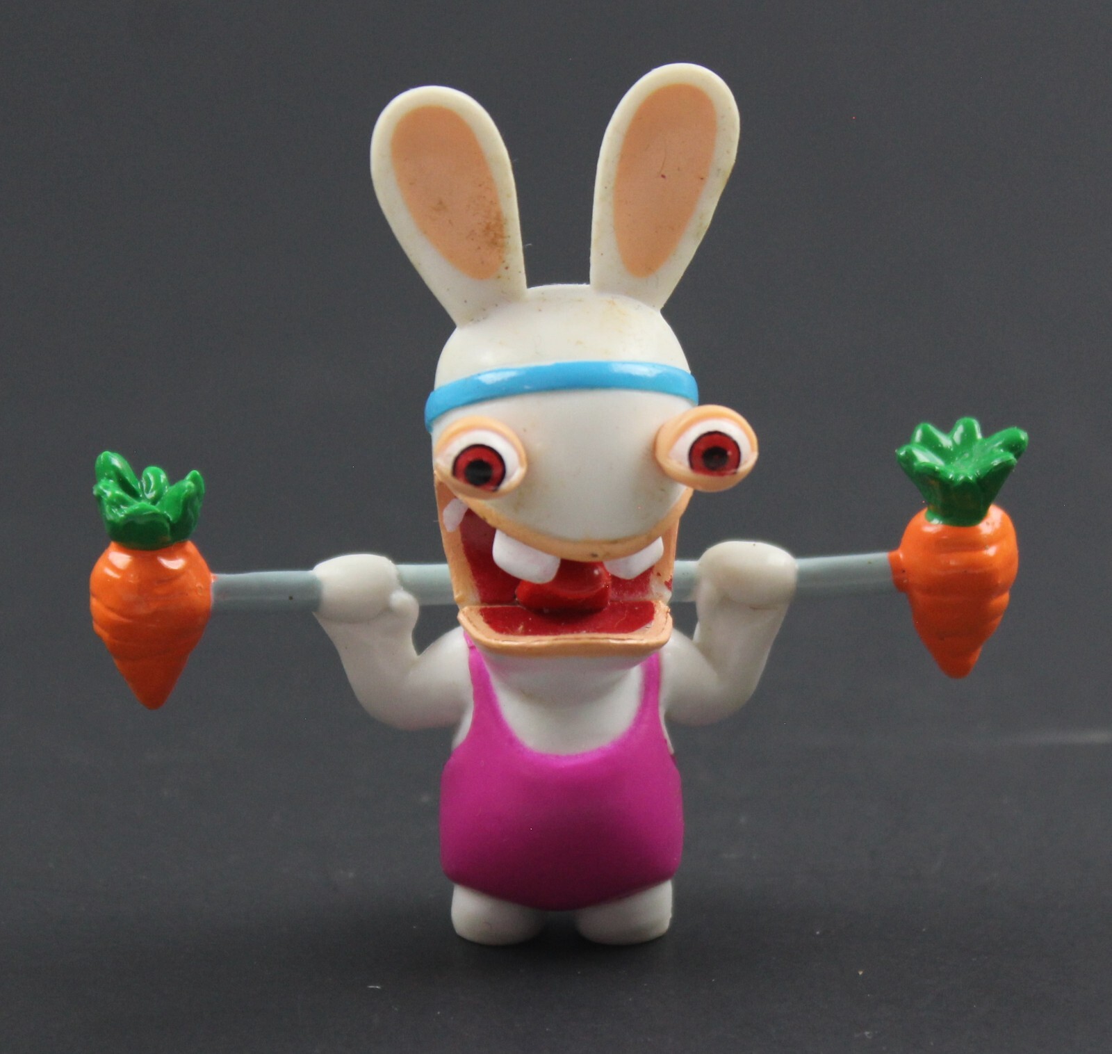 2000s RAVING RABBIDS PVC Figure 2.5″ (6.5 cm)Original Ubisoft Video Game Item #2