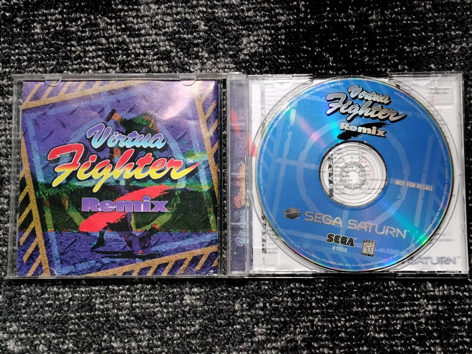 Virtua Fighter Remix (Sega Saturn) Complete CIB – Not for resale – small case