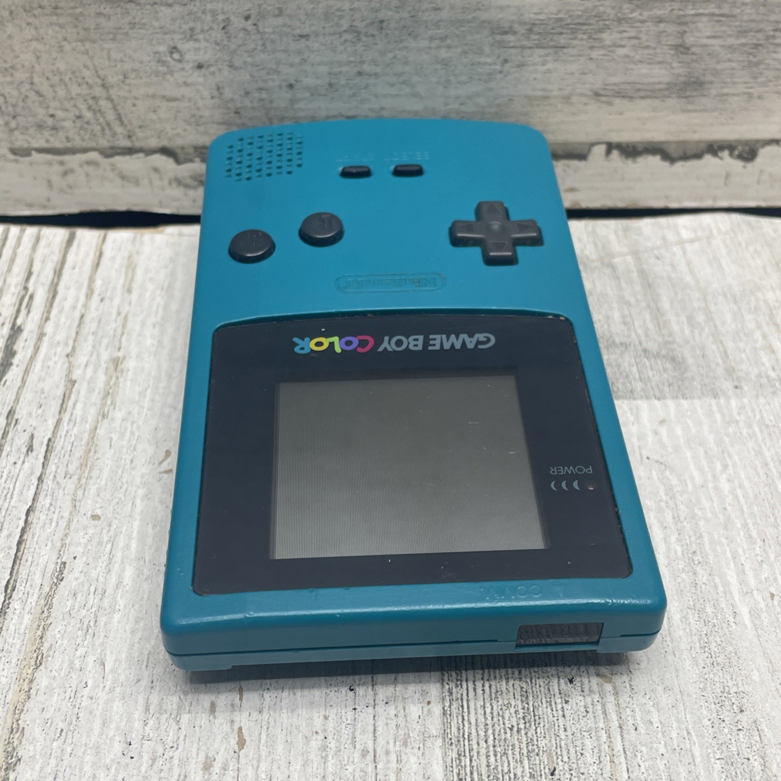 Nintendo Game Boy Color Handheld System Teal Blue CGB-001 Good Condition