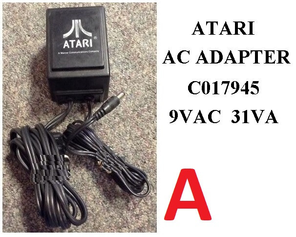 ATARI AC Adapter CO17945, CO61515, CO61636, CO-70042-011, tested good