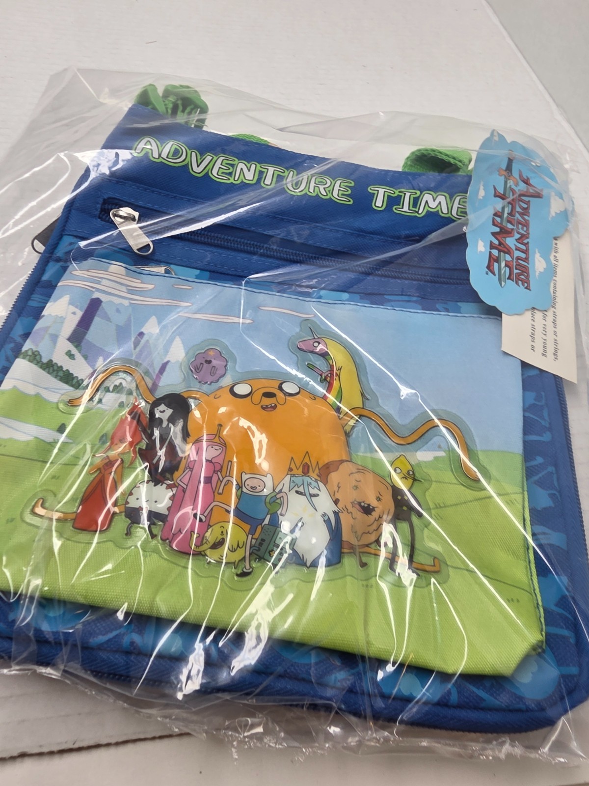 NEW Sealed Small Childs Size ADVENTURE TIME BACK PACK Cartoon network #M35