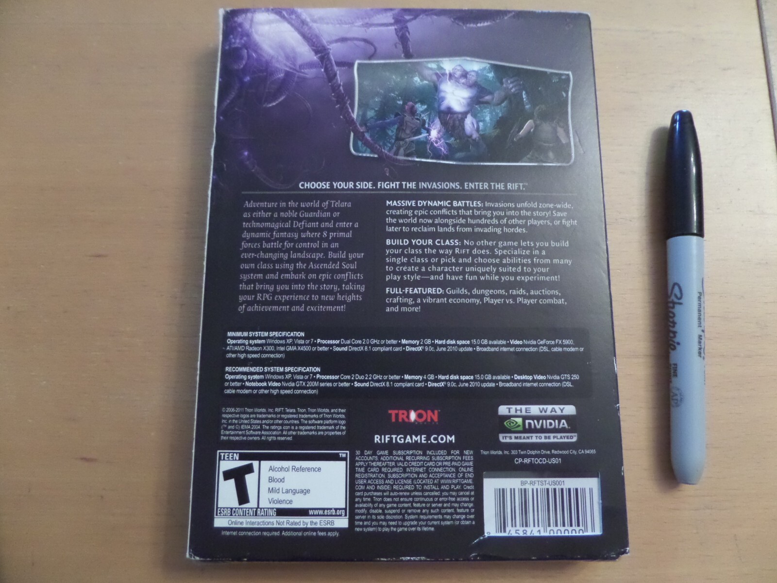 Rift (PC, 2011) PCDVD NEW Still Sealed In Box PCDVD