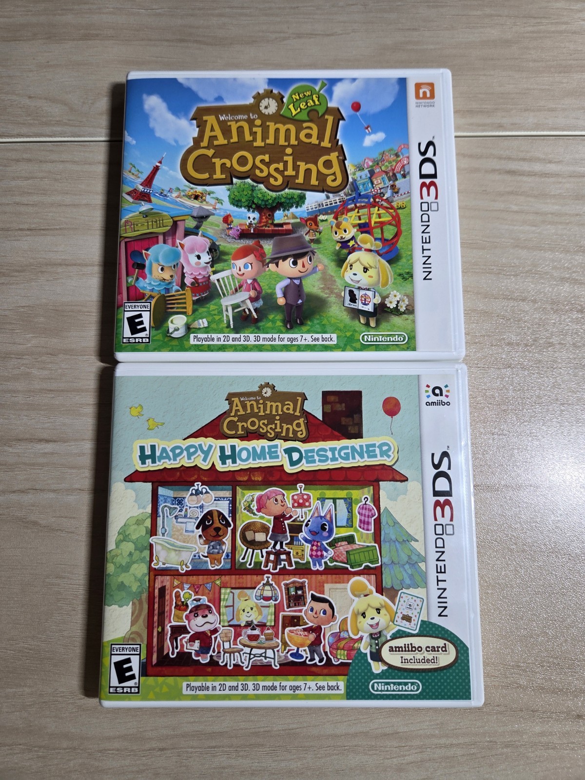 Nintendo 3DS Game Lot- Animal Crossing, Tomodachi Life, Miitopia & Fantasy Life