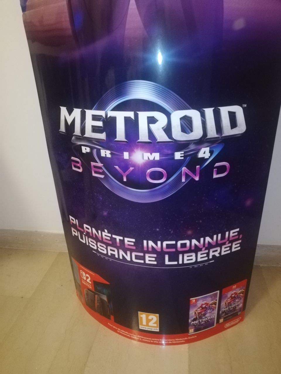 Metroid Prime 4 Beyond Store Display Standee Sign Promo Nintendo Switch RARE