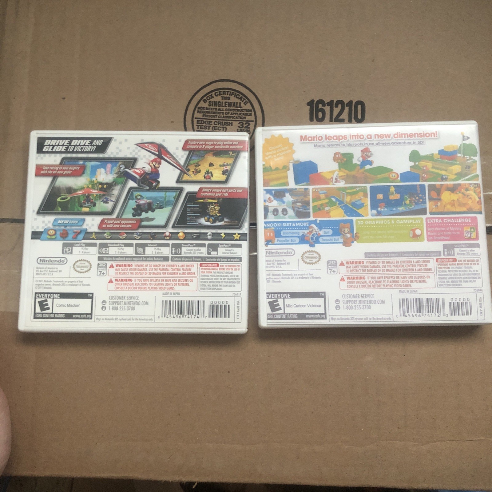 Mario Kart 7 + Super Mario 3D Land (Nintendo 3DS)