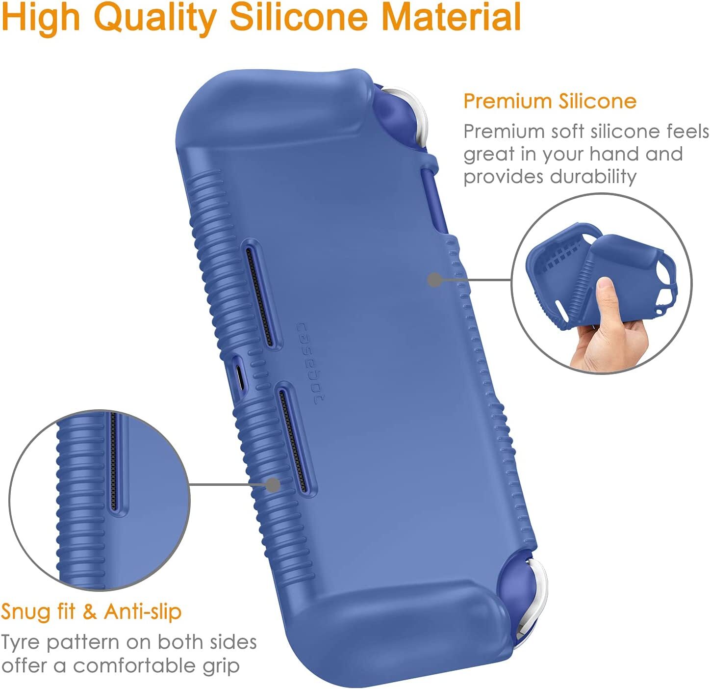 Soft Silicone Case for Nintendo Switch Lite 2019 Shock Proof Protective Cover