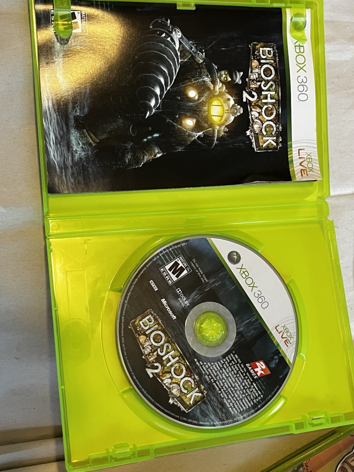 Bioshock 2 360 Game, Guide, and Factory Sealed Bioshock Infinite 360 Game-CIB