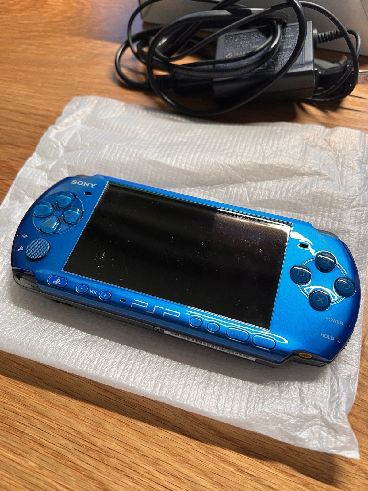 Sony PSP-3000 Vibrant Blue Handheld Console