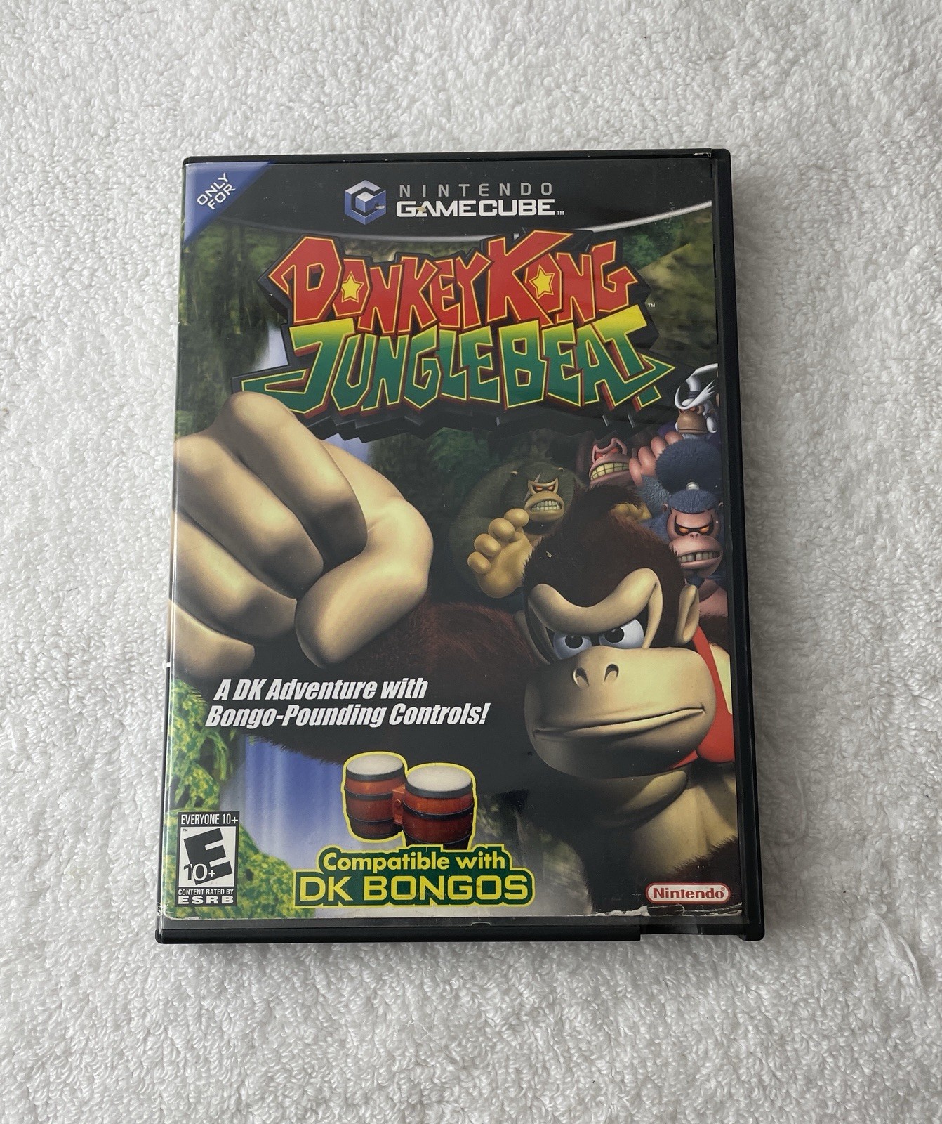 Donkey Kong Jungle Beat (Nintendo Gamecube, 2005) Game & Case-Tested